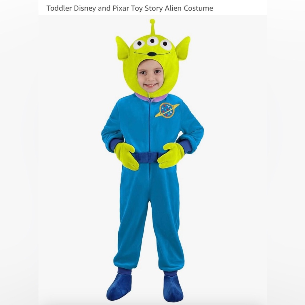 Toy Story Green Alien Kids Halloween Costume